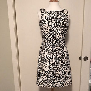 Banana Republic print fitted sheath dress
